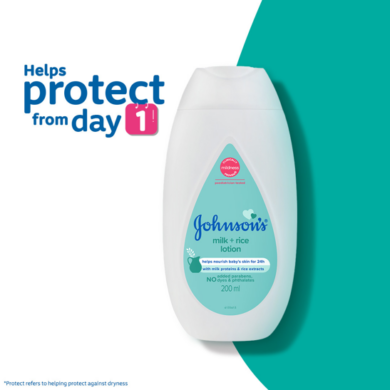 Johnson’s® Milk + Rice Lotion 200Ml