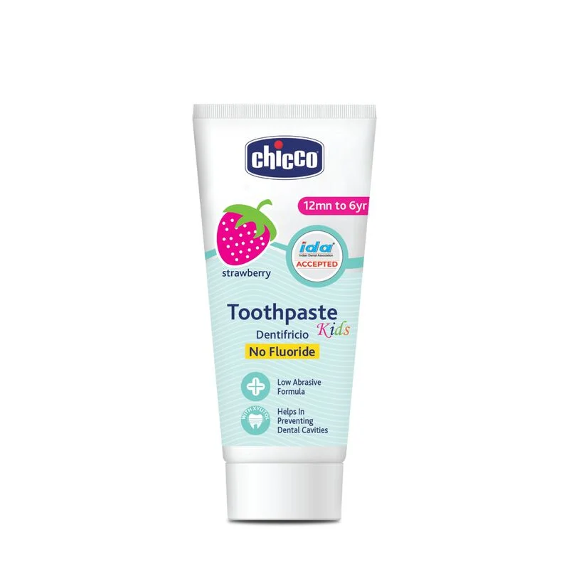 Tooth Paste Strawberry No Fluoride (1Y-6Y) (50g)-1
