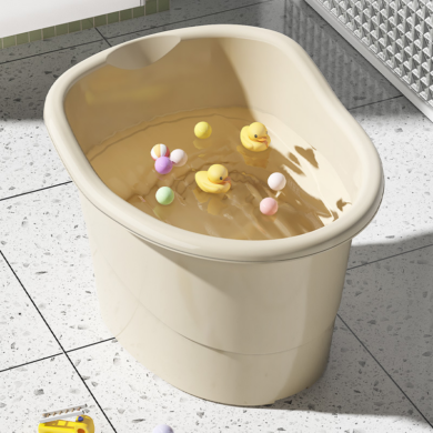Children's Thickened Bath Tub for Home Use, Extra-Large Bathtub for Kids and Infants, Full-Body Soaking Tub for Babies